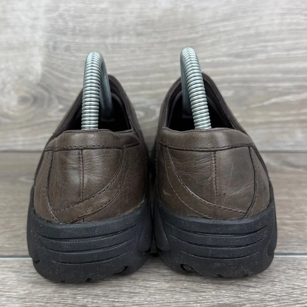 Merrell Encore Eclipse Women’s Size 8 Smooth Bug Brown Leather Slip On Shoes